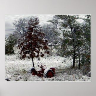 Snow Tractor print