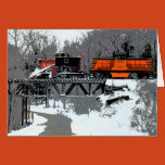 railroad, rail road, train, snow, new york,