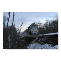 snow train posters