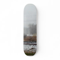 Snow Trees Fields skateboards