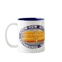Snow View Hotel Kathmandu Nepal mugs