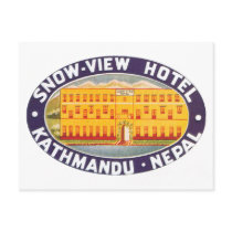 Snow View Hotel Kathmandu Nepal postcards