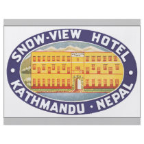 Snow-View Hotel Kathmandu Nepal, Vintage Custom Flyer