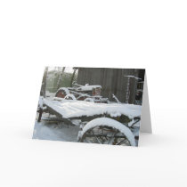 Snow wagon cards