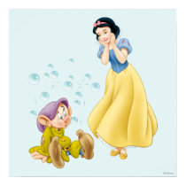 Snow White and Dopey Bubbles posters