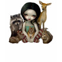 Snow White And Her Animal Friends Shirt by strangeling Snow White And Her Animal Friends Shirt