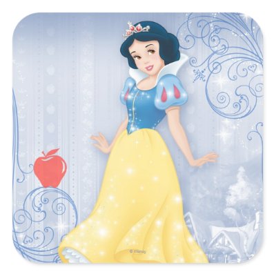 Snow White Princess stickers