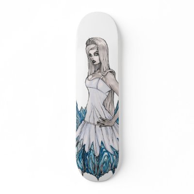 Snow White Queen Skateboard Deck by ArtofJamesAdams