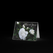 Snow White Rose - Thank You Card