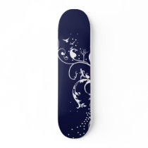 Snow white skateboards