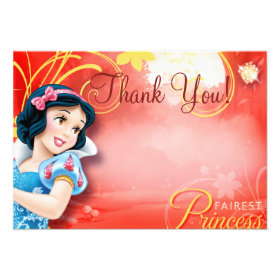 Snow White Thank You Cards Invites