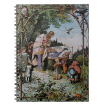 Snow White Waits to be Wakened by the Prince Spiral Note Book