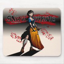 snow white - warrior maiden's mouse-pad mousepads by draggingidea snow white - warrior maiden's mouse-pad mousepads
