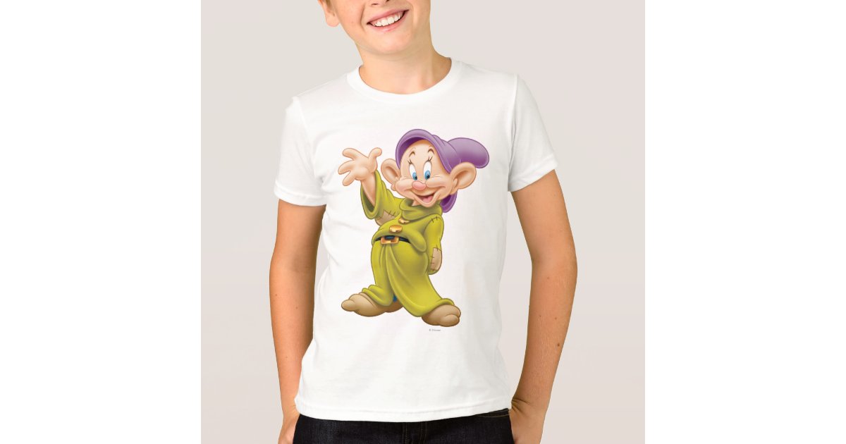 Snow Whites Dopey T Shirt Zazzle 