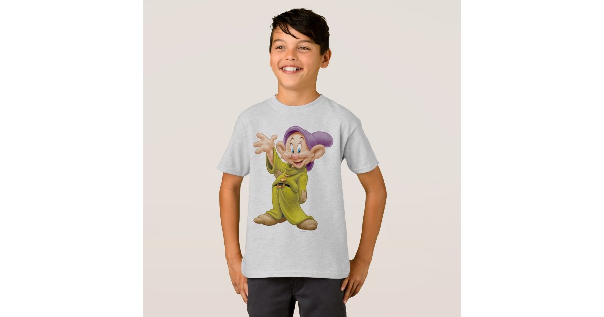 Snow Whites Dopey T Shirt Zazzle 