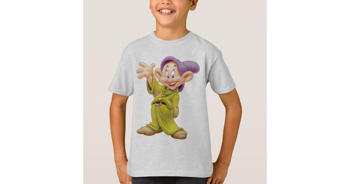 Snow Whites Dopey T Shirt Zazzle 