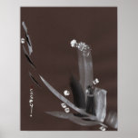 Snow with Cactus Growing Print