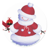 Snow Woman stickers