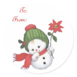 Snowbaby Gift sticker Sticker