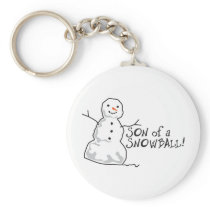Snowball Key Chain