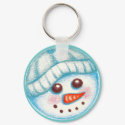 Snowball Snowman Keychain by suncookiez Snowball Snowman Keychain