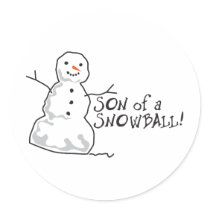 Snowball Sticker
