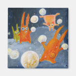 snowballs refrigerator magnet