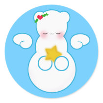snowbear angel stickers by kawaii snowbear angel stickers