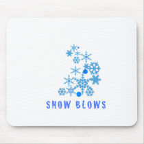 snowblows mousepads by Kaitesartcentral snowblows mousepads