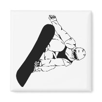 Snowboard 1 magnets