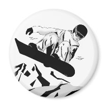 Snowboard 5bw magnets