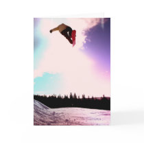 Snowboard Air Greeting Card