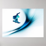 Snowboard Design Print