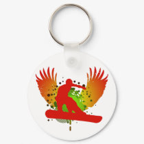 snowboard. hi-fi. v.1 keychains