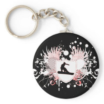 snowboard. hi-fi. v.3 key chains