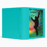 Snowboard in Cosmic Snowstorm Binder