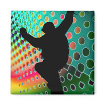 Snowboard in Cosmic Snowstorm Magnets