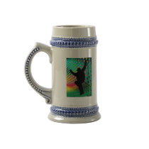 Snowboard in Cosmic Snowstorm Mug