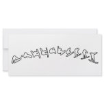 Snowboard Jump Rack Card Design