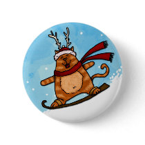 snowboard kitty buttons