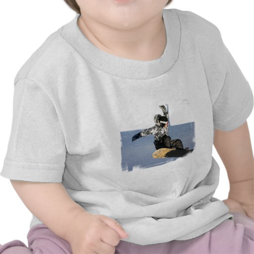 Snowboard Launch Baby T-Shirt