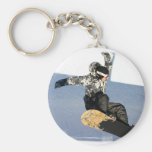Snowboard Launch Keychain