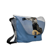 Snowboard Launch Messenger Bag