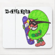 Snowboard mousepads by Squishylarrybean Snowboard mousepads