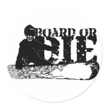 snowBOARD OR DIE stickers by asyrum snowBOARD OR DIE stickers