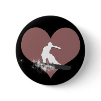 snowboard. powder trail. buttons