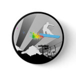 snowboard. powder trail. buttons