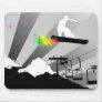 snowboard. powder trail. mouse pads