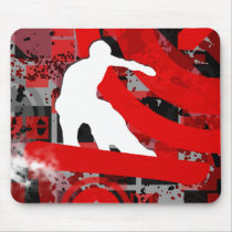 snowboard. powder trail. mousepads by asyrum snowboard. powder trail. mousepads