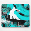 snowboard. powder trail. mousepads by asyrum snowboard. powder trail. mousepads